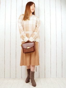 NAOさん（レディース・153cm）の冬コーディネート