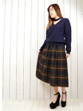 「STYLEBLOCK（スタイルブロック）のアイテム」を使った、NAOさん（レディース・153cm）の冬コーディネート