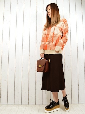 「STYLEBLOCK（スタイルブロック）のアイテム」を使った、NAOさん（レディース・153cm）の冬コーディネート