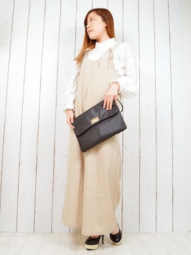 「STYLEBLOCK（スタイルブロック）のアイテム（トップス）」を使った、NAOさん（レディース・153cm）の冬コーディネート