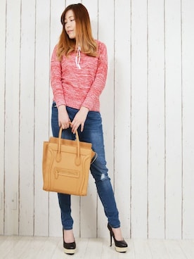 「STYLEBLOCK（スタイルブロック）のアイテム（トップス）」を使った、NAOさん（レディース・153cm）の冬コーディネート