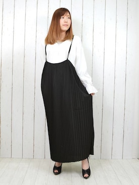 「STYLEBLOCK（スタイルブロック）のアイテム」を使った、NAOさん（レディース・153cm）の春コーディネート