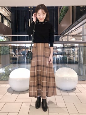 みのり*さん（レディース・160cm）の冬コーディネート