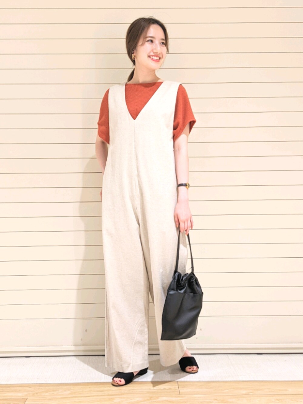 【 美品！】DOORS コットンリネンオールインワン URBAN RESEARCH DOORS（アーバンリサーチドアーズ）の「コットン