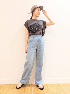 みのり*さん(レディース・160cm)の夏コーディネート