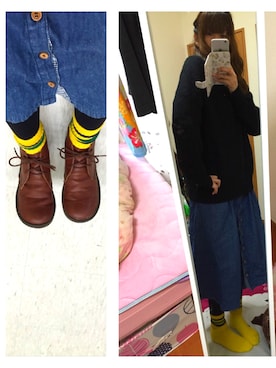 happyyellow!さん（レディース・158cm）の春コーディネート