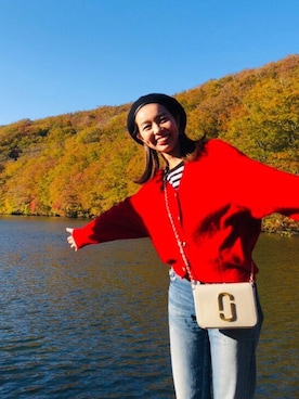 「アイテム（イヤリング）」を使った、花*さん（レディース・160cm・20代）の秋コーディネート