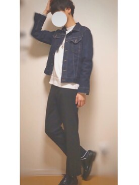 「unrelaxing（アンリラクシング）のアイテム（アクセサリー）」を使った、Uさん（メンズ・178cm）の秋コーディネート