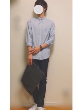 「スタンスミス」｜Uさん（メンズ・178cm）の夏コーディネート