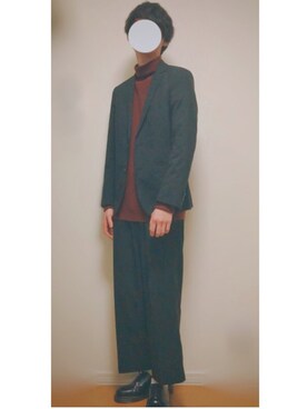 「unrelaxing（アンリラクシング）のアイテム（アクセサリー）」を使った、Uさん（メンズ・178cm）の秋コーディネート