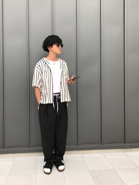 「アイテム（その他トップス）」を使った、おぐさん（メンズ・156cm）の秋コーディネート