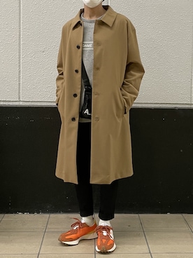 「A.P.C.（アーペーセー）のアイテム（スウェット）」を使った、おぐさん（メンズ・156cm）の冬コーディネート