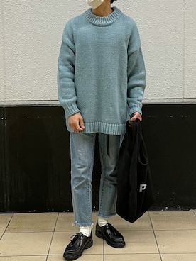 「zozoデニム」｜おぐさん（メンズ・156cm）の春コーディネート