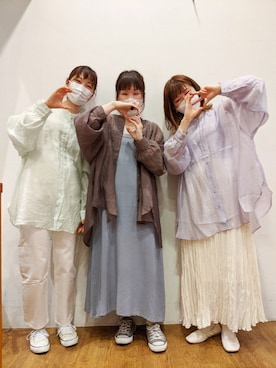 「出勤コーデ」｜すーさん（レディース・155cm）の春コーディネート