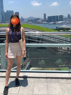 「Jack Willsのアイテム」を使った、chtさん（レディース・160cm）の夏コーディネート