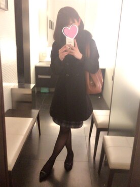 「プチプラミックス」｜ぴよきちさん（レディース・159cm）の冬コーディネート