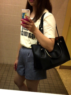 「ARROW（アロー）のアイテム（パンツ）」を使った、akariさん（レディース・160cm）の秋コーディネート