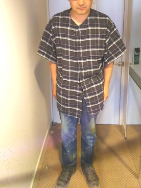 「YSTRDY's TMRRW（イエスタデイズトゥモロー）のアイテム（シャツ/ブラウス）」を使った、Daniel.Yさん（メンズ・175cm）の春コーディネート