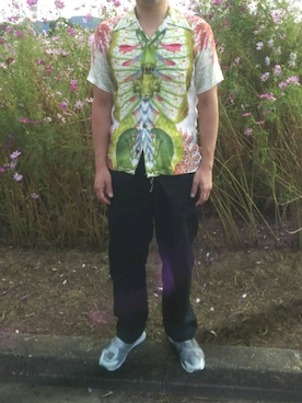 「YSTRDY's TMRRW（イエスタデイズトゥモロー）のアイテム（チノパンツ）」を使った、Daniel.Yさん（メンズ・175cm）の秋コーディネート