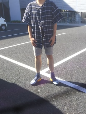 「YSTRDY's TMRRW（イエスタデイズトゥモロー）のアイテム（シャツ/ブラウス）」を使った、Daniel.Yさん（メンズ・175cm）の秋コーディネート