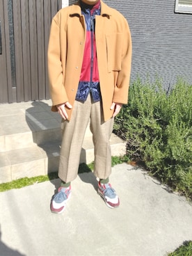 「adidas（アディダス）のアイテム（ナイロンジャケット）」を使った、Daniel.Yさん（メンズ・175cm）の冬コーディネート