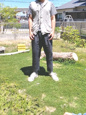 「08sircus（ゼロエイトサーカス）のアイテム（トップス）」を使った、Daniel.Yさん（メンズ・175cm）の春コーディネート
