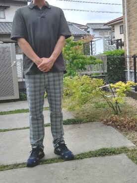 「kolor（カラー）のアイテム（スラックス）」を使った、Daniel.Yさん（メンズ・175cm）の春コーディネート