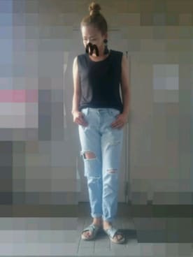 「アイテム（ピアス（両耳用））」を使った、mao.yさん（レディース・157cm・30代）の夏コーディネート