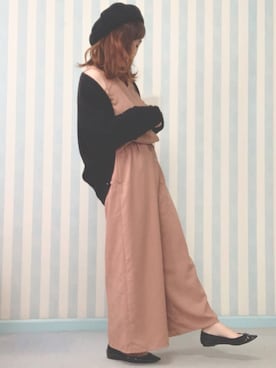 「JOURNAL STANDARD（ジャーナルスタンダード）のアイテム（つなぎ/オールインワン）」を使った、chacha*⑅︎さん（レディース・159cm）の春コーディネート