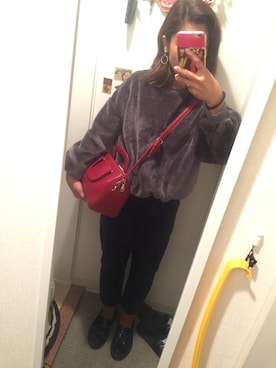 「MINIMUM（ミニマム）のアイテム（バッグ）」を使った、A15さん（レディース・155cm）の秋コーディネート
