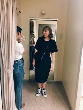 「アンジュルム」｜「アイテム（バッグ）」を使った、勝田里奈さん（レディース・161cm）の春コーディネート