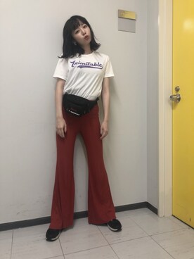 勝田里奈さん（レディース・161cm）の夏コーディネート