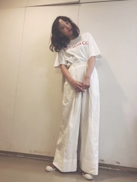 勝田里奈さん（レディース・161cm）の夏コーディネート