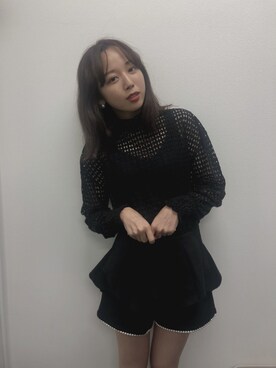 勝田里奈さん（レディース・161cm）の秋コーディネート