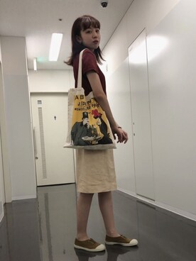勝田里奈さん（レディース・161cm）の秋コーディネート