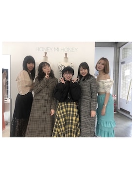 「勝田里奈」｜「アイテム（チェスターコート）」を使った、勝田里奈さん（レディース・161cm）の秋コーディネート