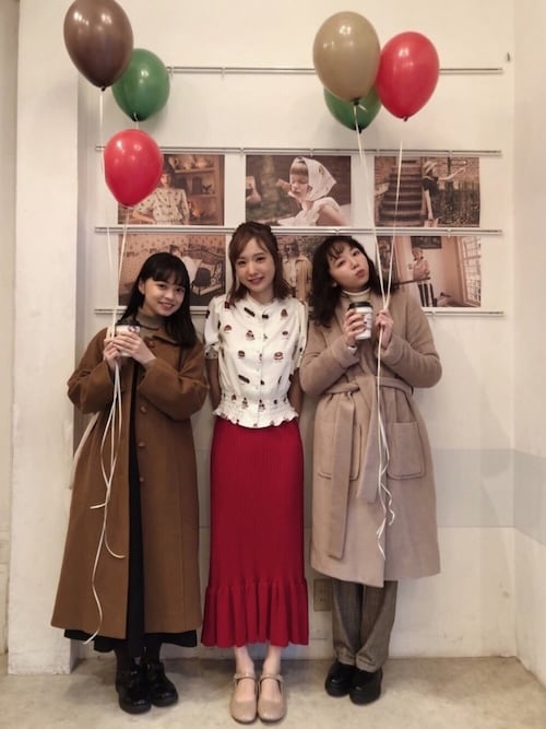 勝田里奈さんのコーディネート