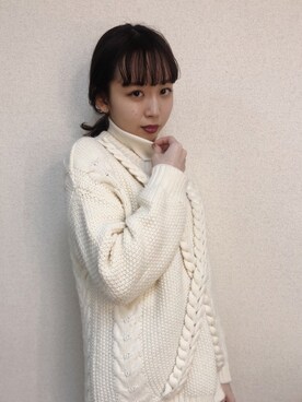 勝田里奈さん(レディース・161cm)の冬コーディネート
