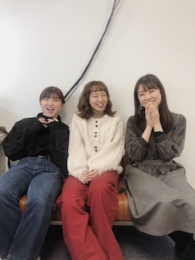 「アンジュルム」｜勝田里奈さん（レディース・161cm）の冬コーディネート