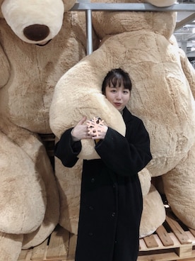 勝田里奈さん(レディース・161cm)の冬コーディネート