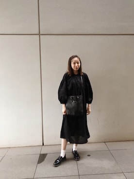 「勝田里奈」｜「アイテム（レッグウェア）」を使った、勝田里奈さん（レディース・160cm）の夏コーディネート