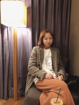 「Steven Alan（スティーブンアラン）のアイテム（ワンピース/ドレス）」を使った、勝田里奈さん（レディース・161cm）の冬コーディネート