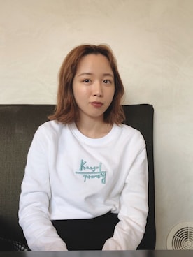 「Steven Alan（スティーブンアラン）のアイテム（スカート）」を使った、勝田里奈さん（レディース・161cm）の冬コーディネート