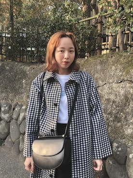 「Steven Alan（スティーブンアラン）のアイテム（スカート）」を使った、勝田里奈さん（レディース・161cm）の冬コーディネート