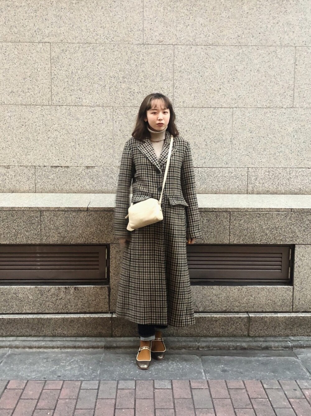 MOUSSY（マウジー）の「WAIST FIT CHECK コート（チェスターコート 