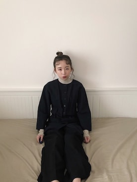 「G.V.G.V.（ジーヴィージーヴィー）のアイテム」を使った、勝田里奈さん（レディース・161cm）の春コーディネート