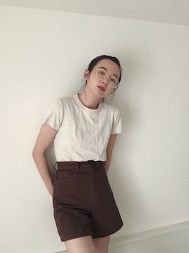 勝田里奈さん（レディース・161cm）の春コーディネート