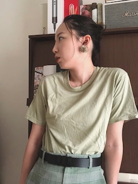 勝田里奈さん(レディース・161cm)の夏コーディネート