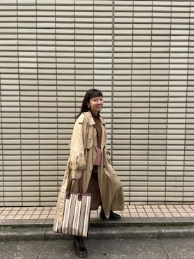 「勝田里奈」｜「アイテム（ブーツ）」を使った、勝田里奈さん（レディース・161cm）の秋コーディネート