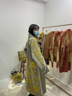 「秋冬」｜「アイテム（トレンチコート）」を使った、勝田里奈さん（レディース・161cm）の冬コーディネート